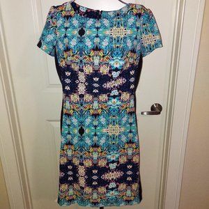 Floral Graphic Print Dress